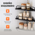 Diseno esquinero de la estanteria telescopica para aprovechar rincones