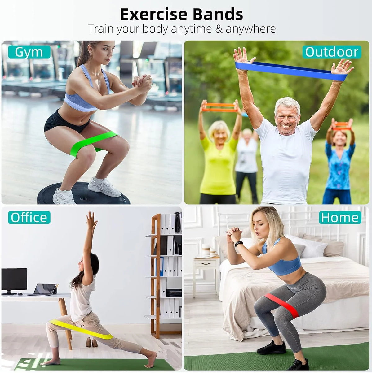 Bandas elásticas de ejercicio
