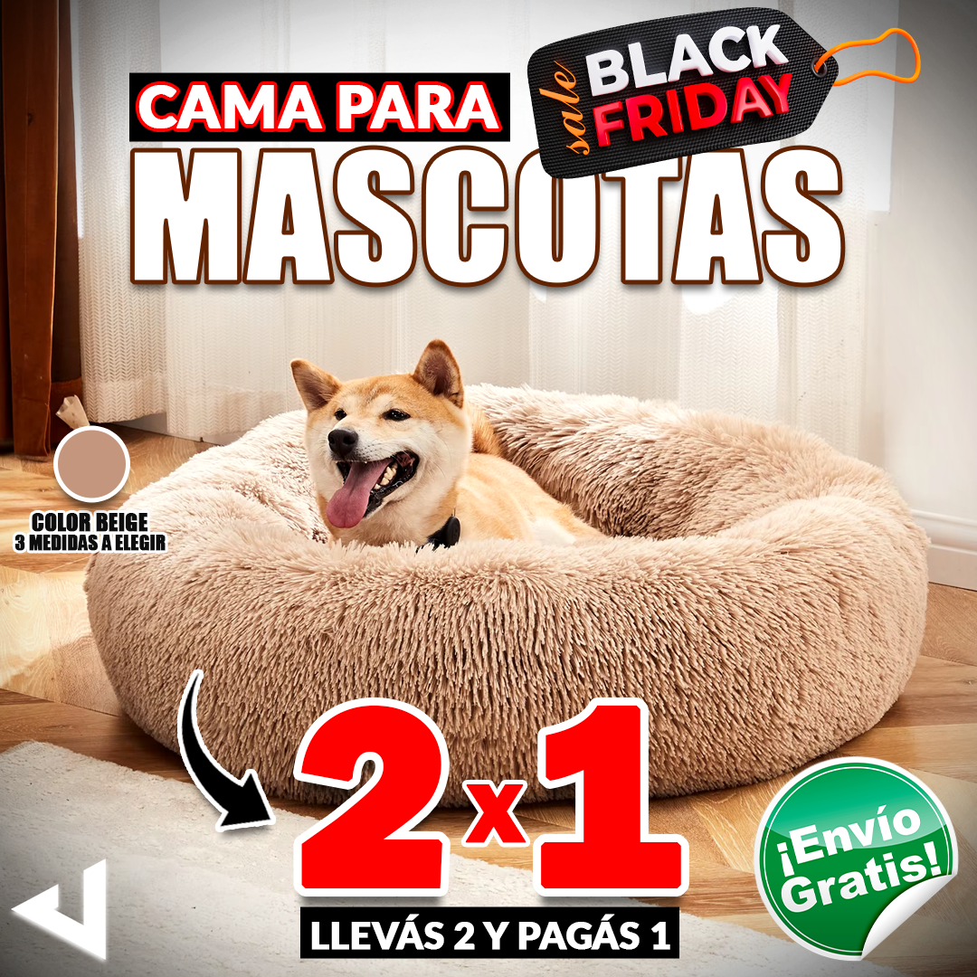 Cama para mascotas OFERTA 2X1 - BLACKFRIDAY