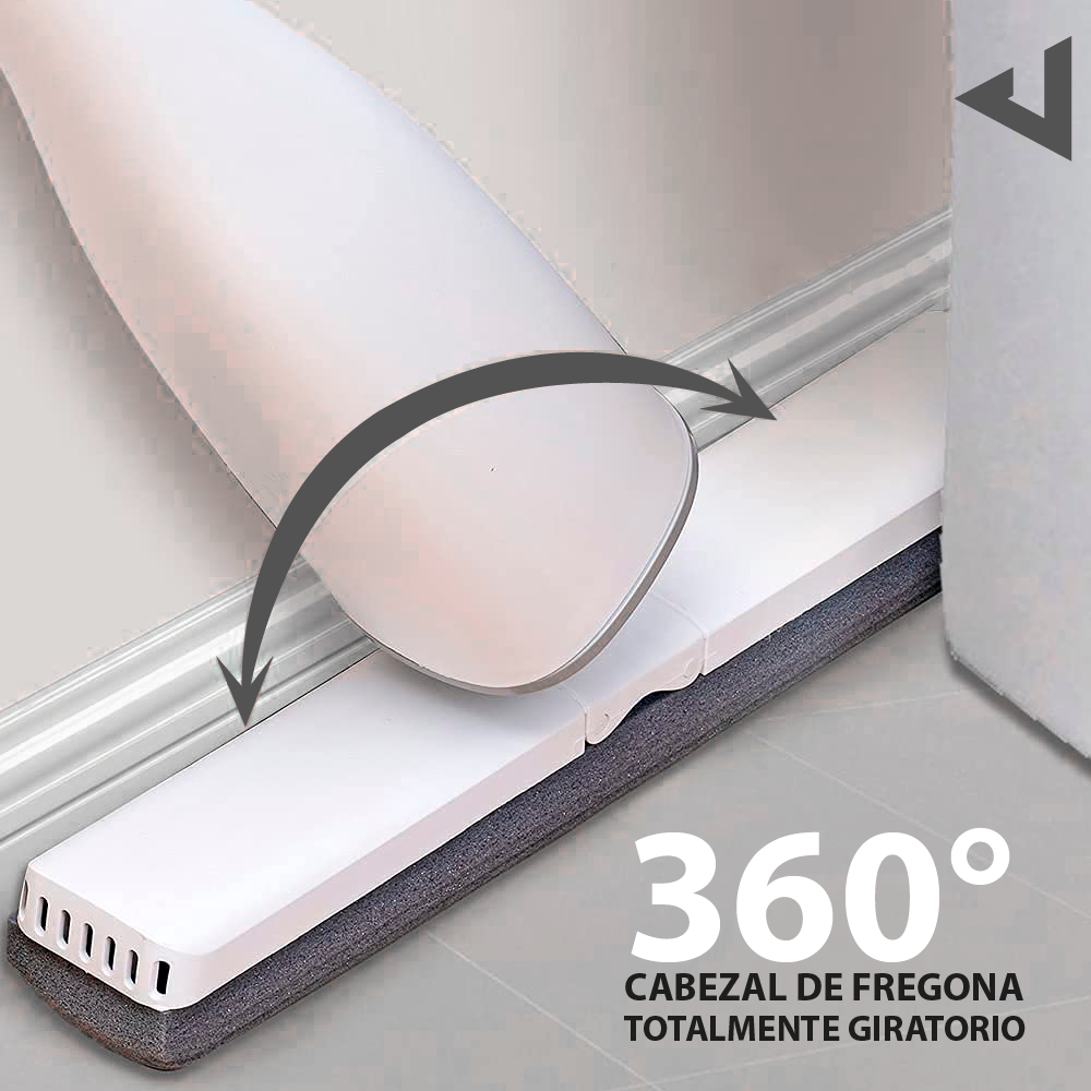 Fregona de fibra autoescurrible  con recambios - Jupplies