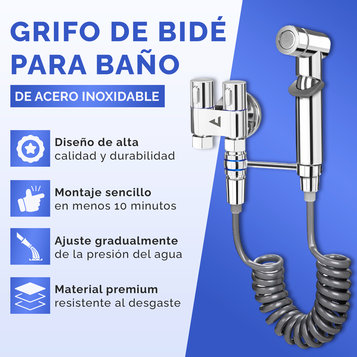 Grifo de bidé para baño