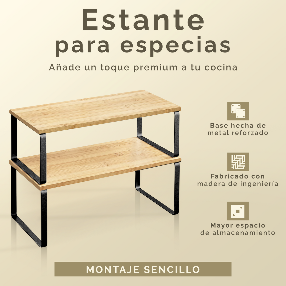 VIP - Pack de 2 estantes organizadores