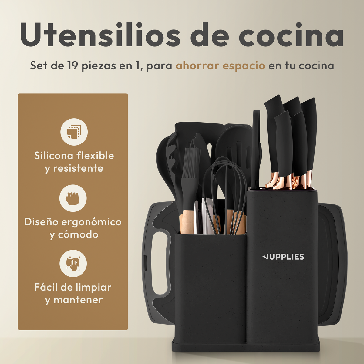 Pack de utensilios de cocina