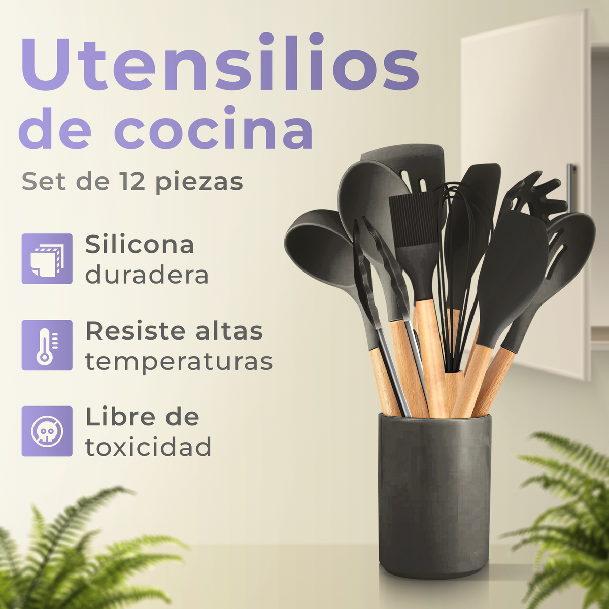 Pack de utensilios de cocina