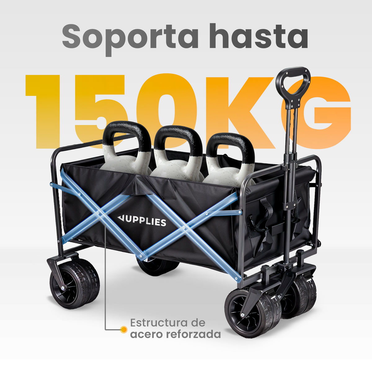 Carro de compra plegable