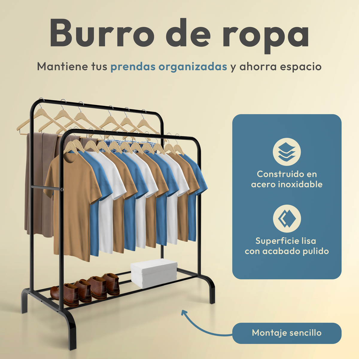 VIP - Burro de ropa estandar