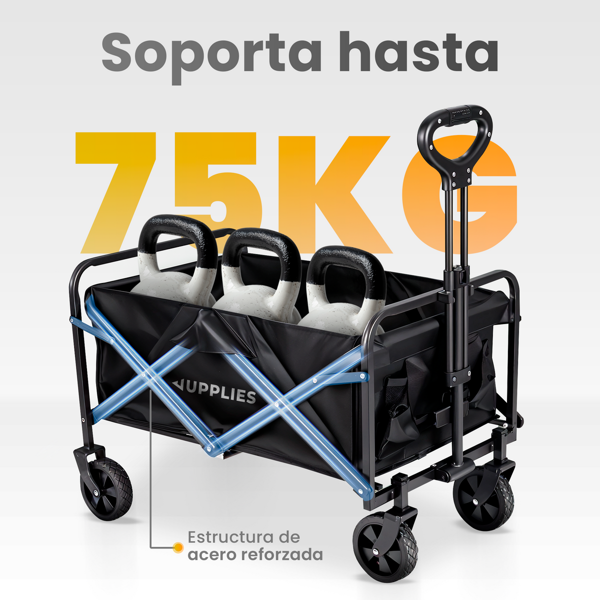 Carro de compra plegable