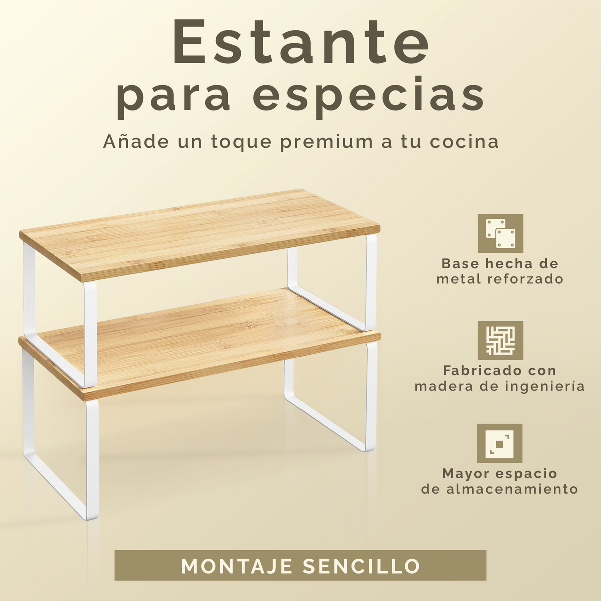 VIP - Pack de 2 estantes organizadores