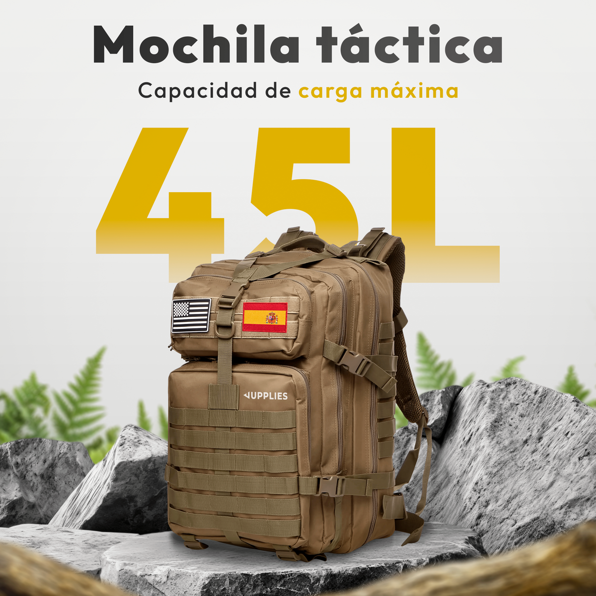 Mochila táctica militar