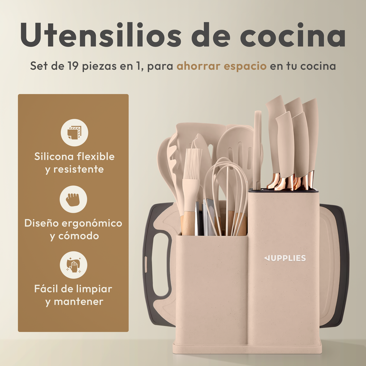 Pack de utensilios de cocina