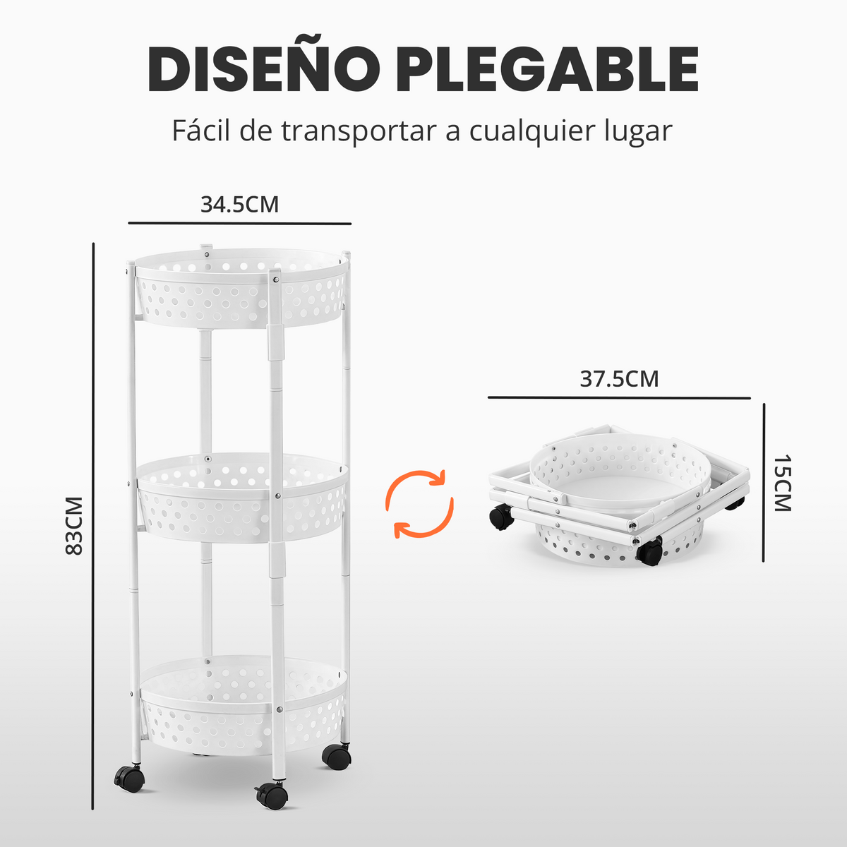 VIP - Carrito plegable de cocina