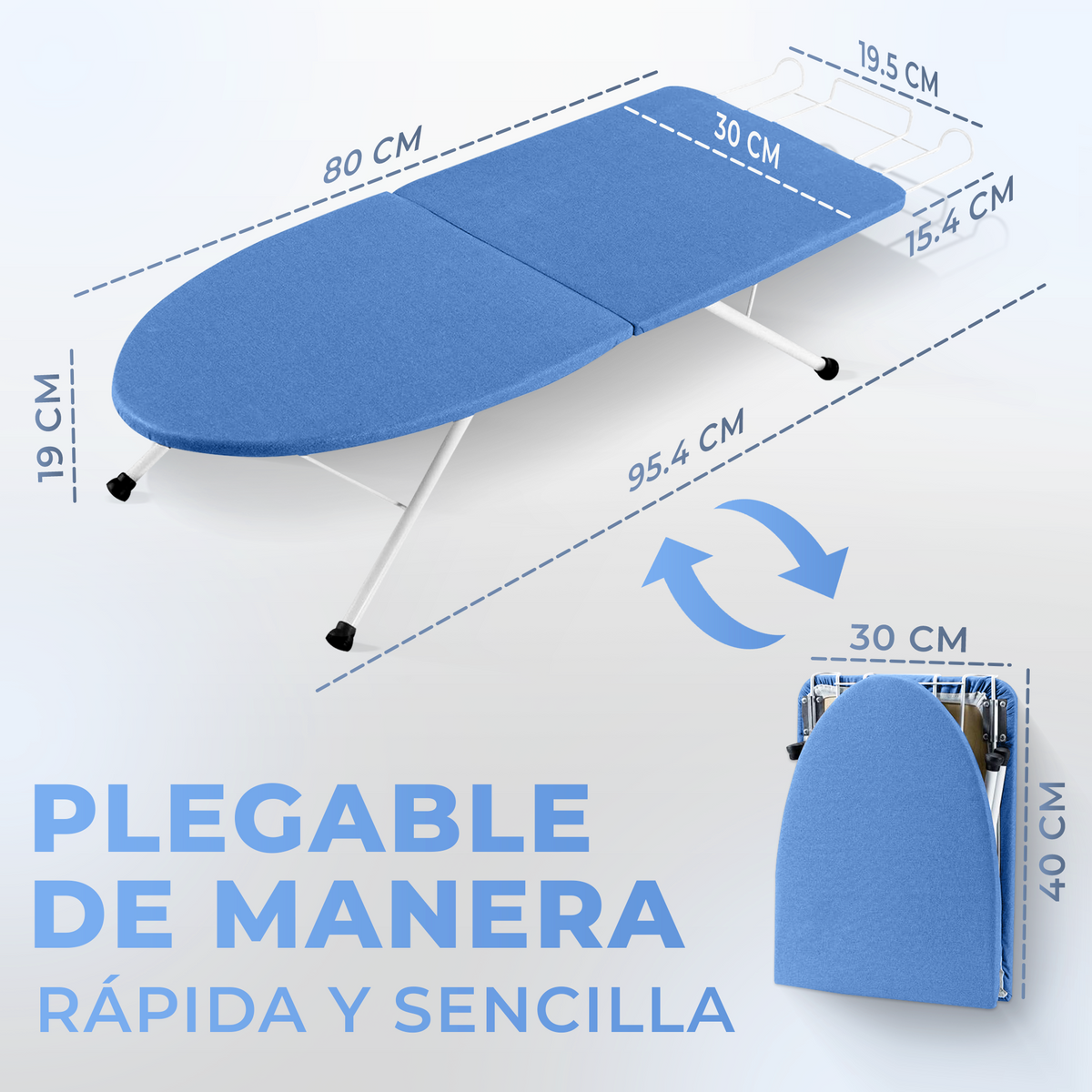Tabla de planchar plegable