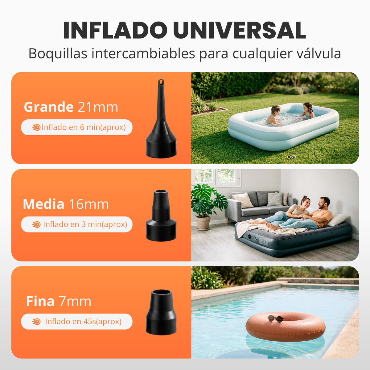 Inflador eléctrico - Jupplies