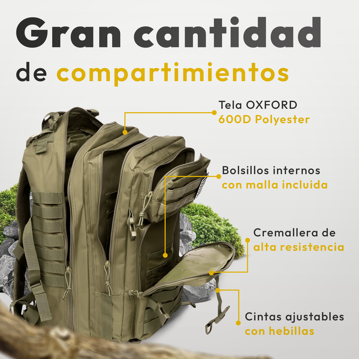 Mochila táctica militar