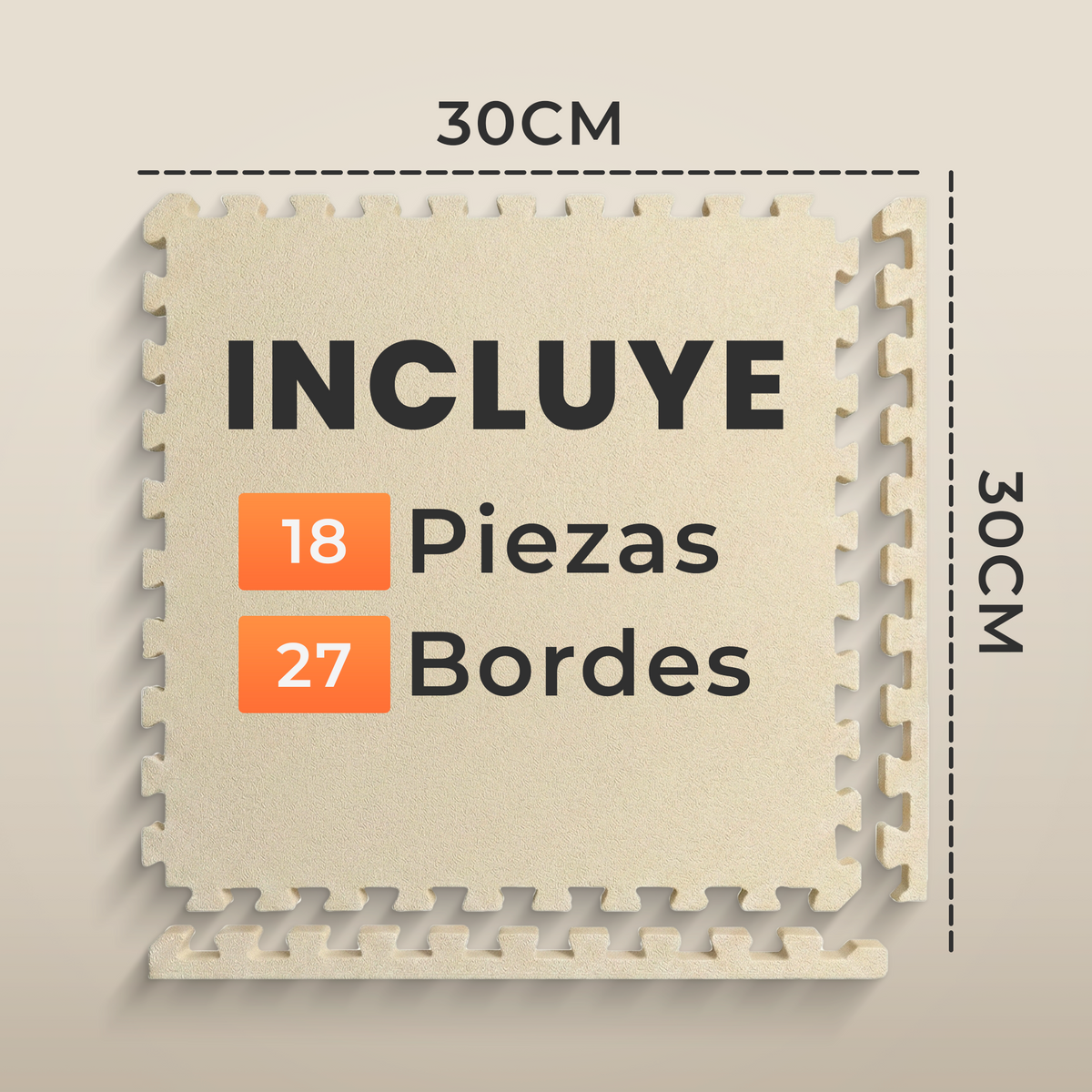 VIP - Puzzle para suelo - 3 colores