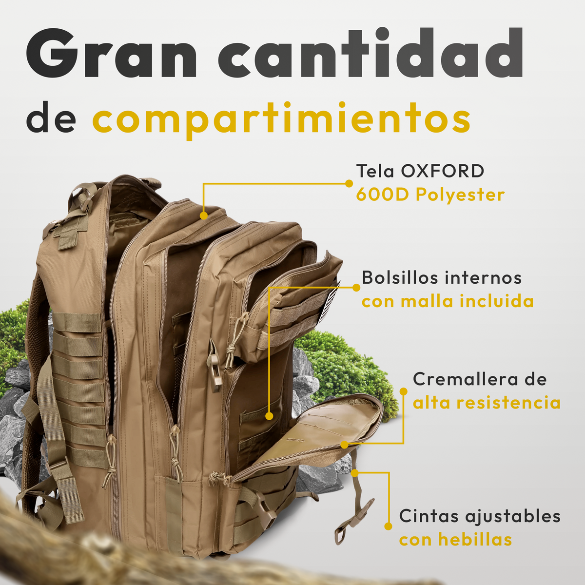 Mochila táctica militar