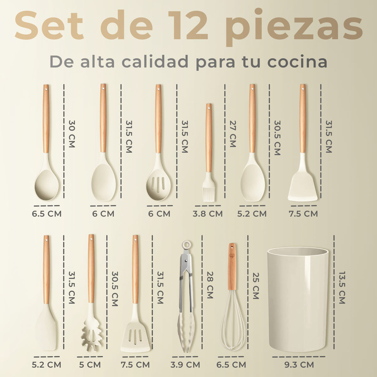 Pack de utensilios de cocina