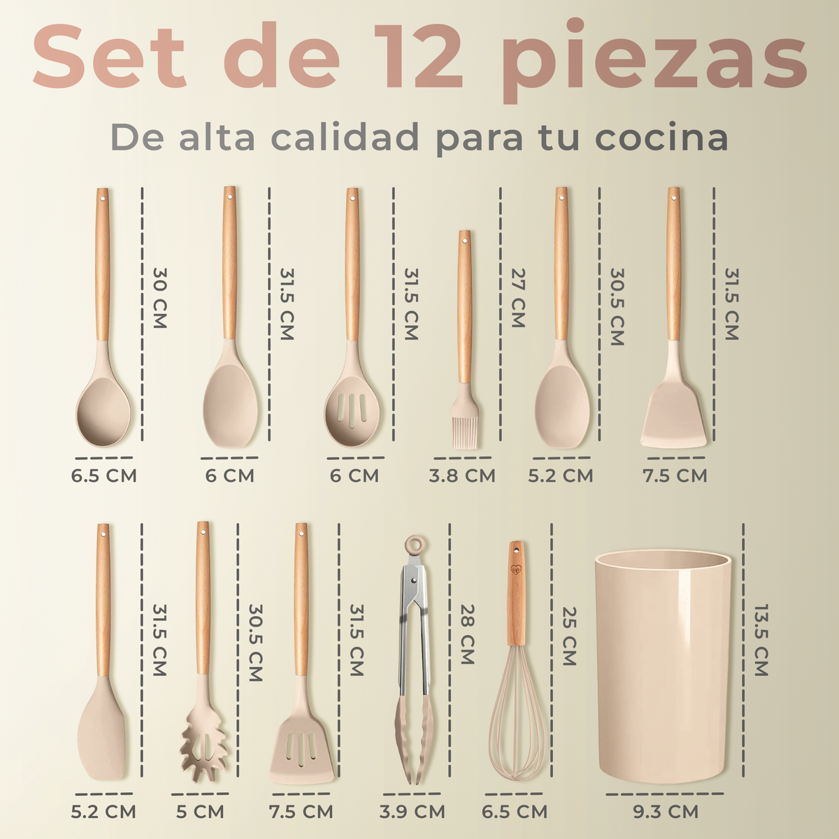 Pack de utensilios de cocina