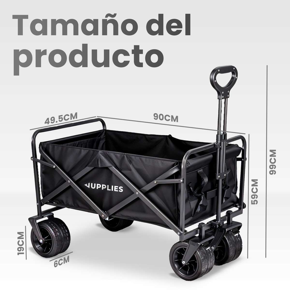 Carro de compra plegable