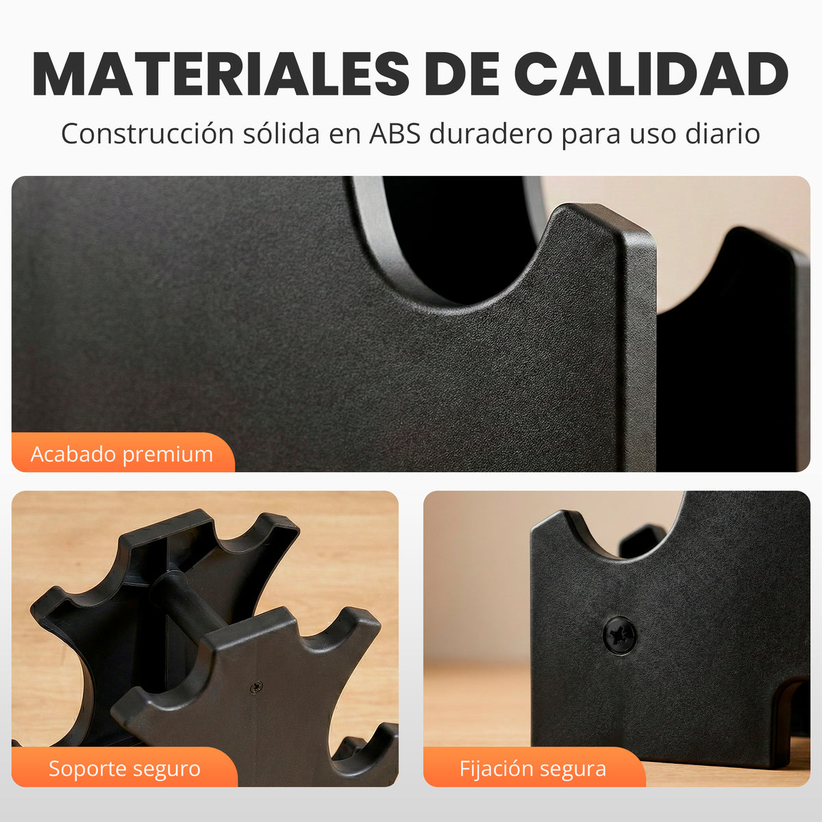 Rack + pack de mancuernas de neopreno Jupplies