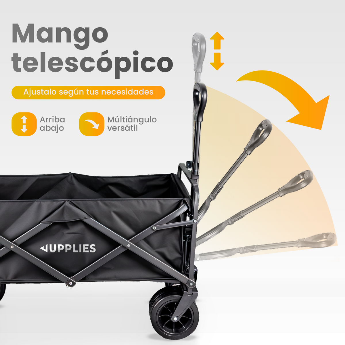 Carro de compra plegable