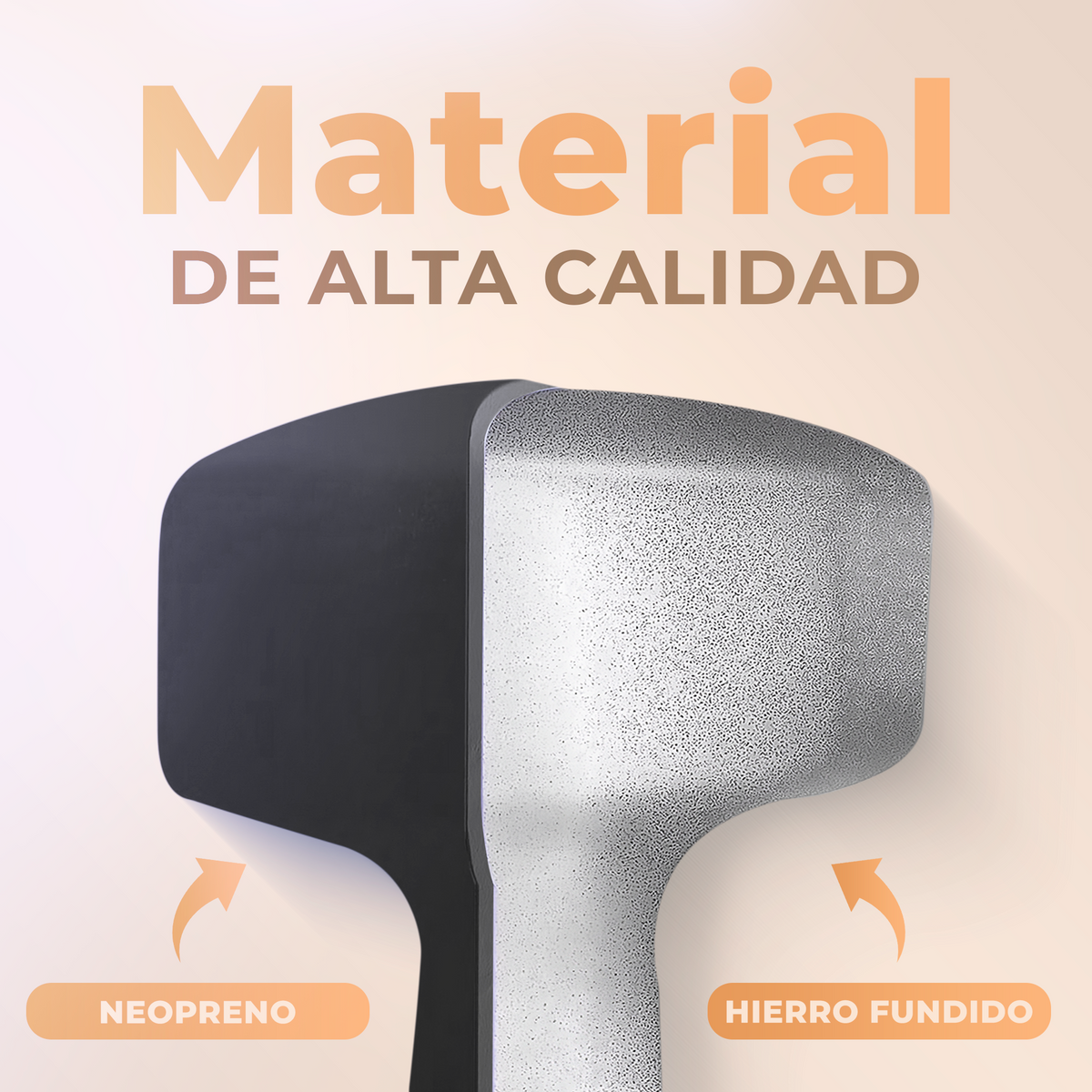 Mancuernas de neopreno - pack de 2