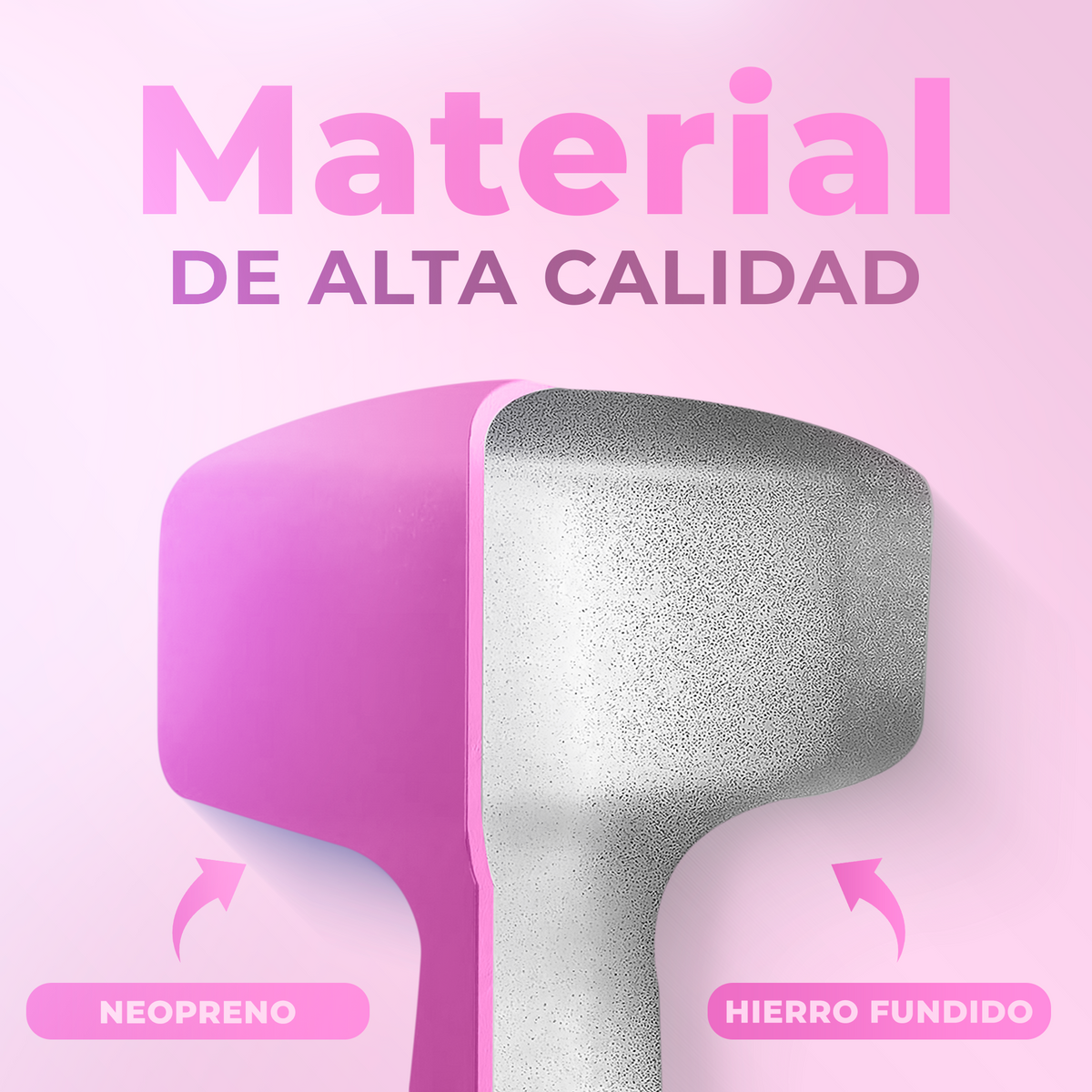 Mancuernas de neopreno - pack de 2