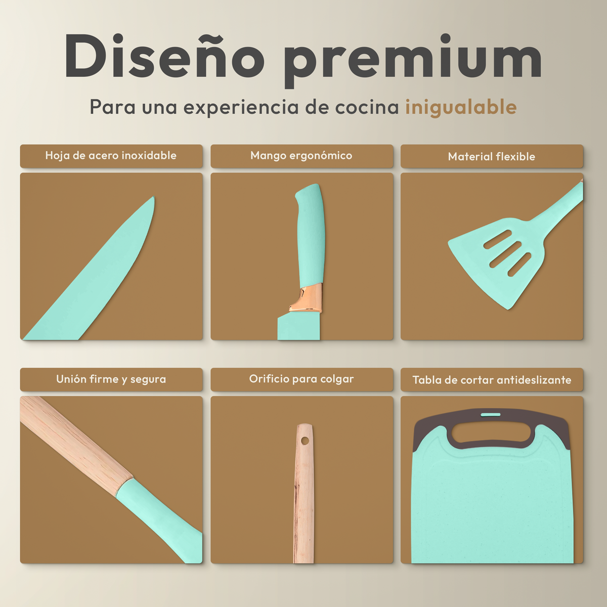 Pack de utensilios de cocina