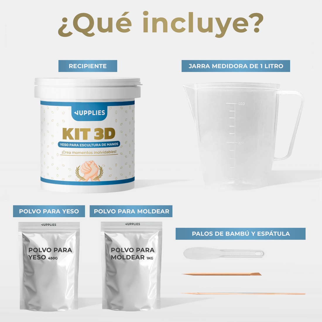KIT ESCULTURA DE MANOS