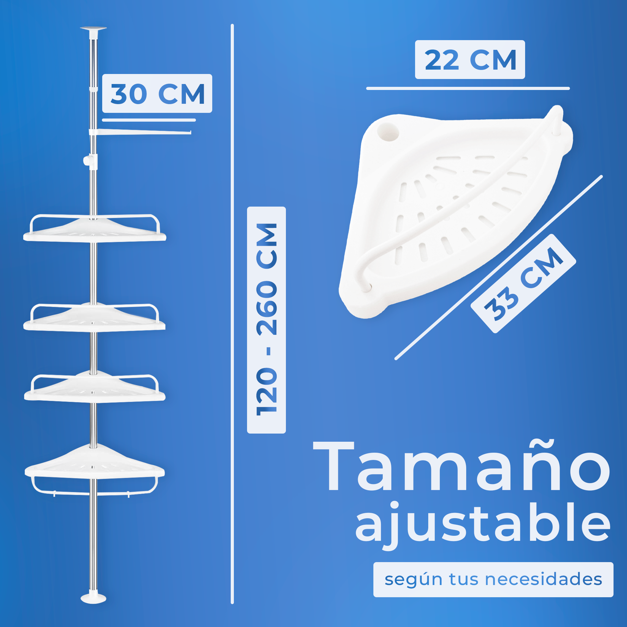 ESTANTERÍA TELESCÓPICA