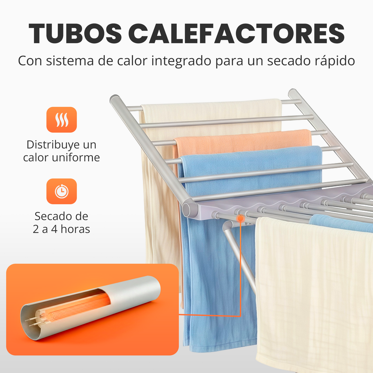 Sistema de calor uniforme del tendedero electrico Jupplies