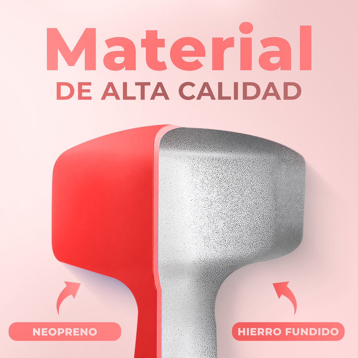 Mancuernas de neopreno - pack de 2