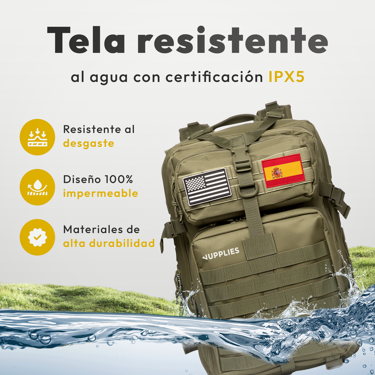Mochila táctica militar