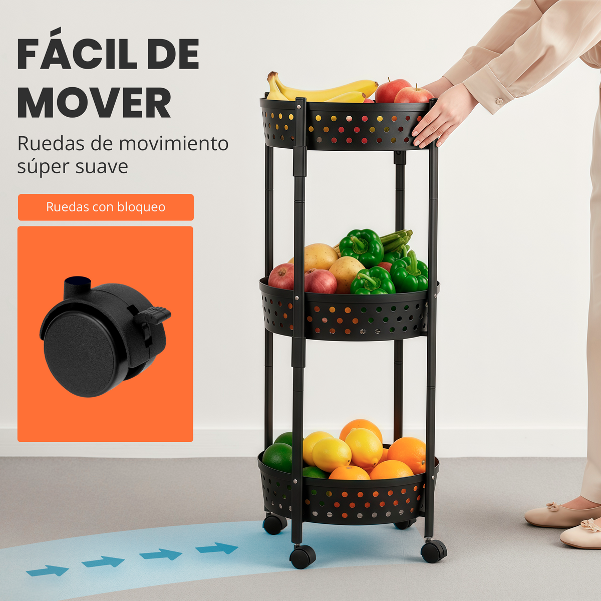 VIP - Carrito plegable de cocina