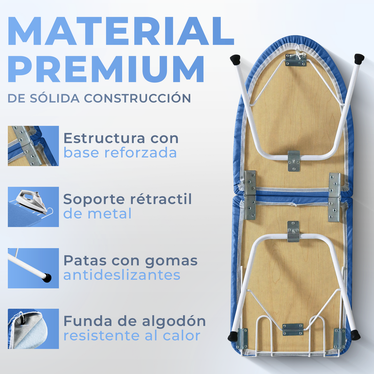 Tabla de planchar plegable