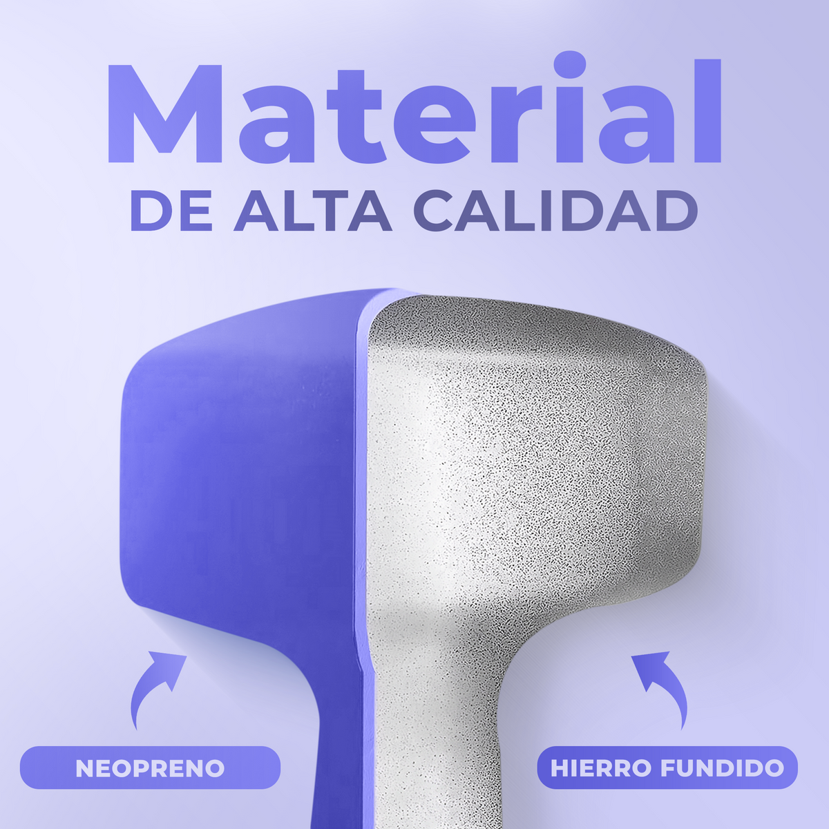 Mancuernas de neopreno - pack de 2