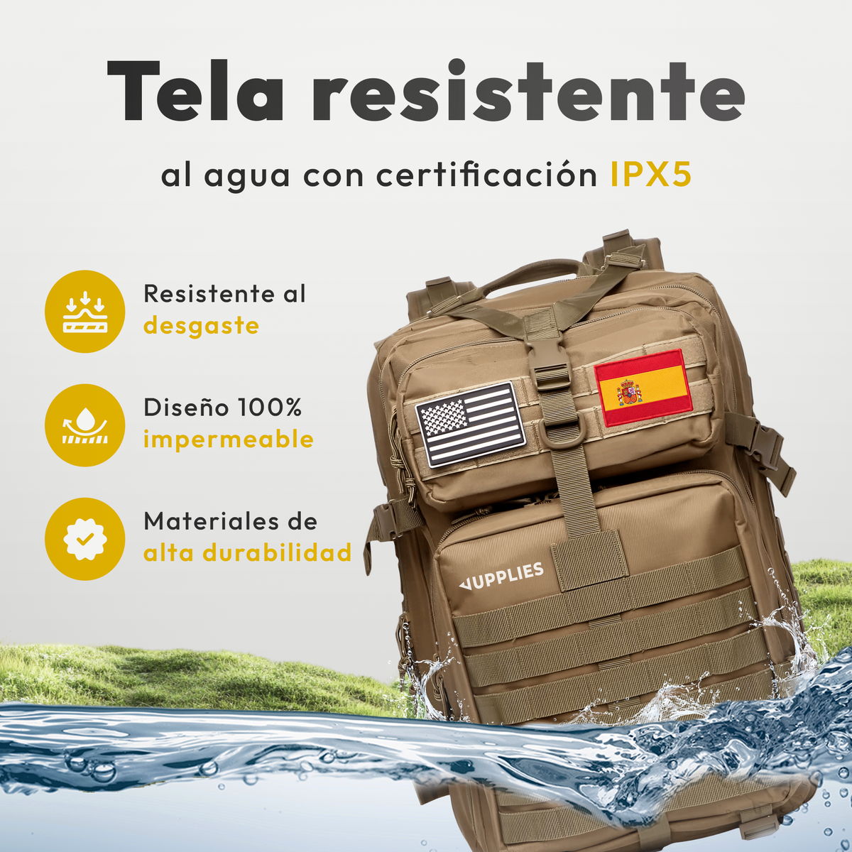 Mochila táctica militar