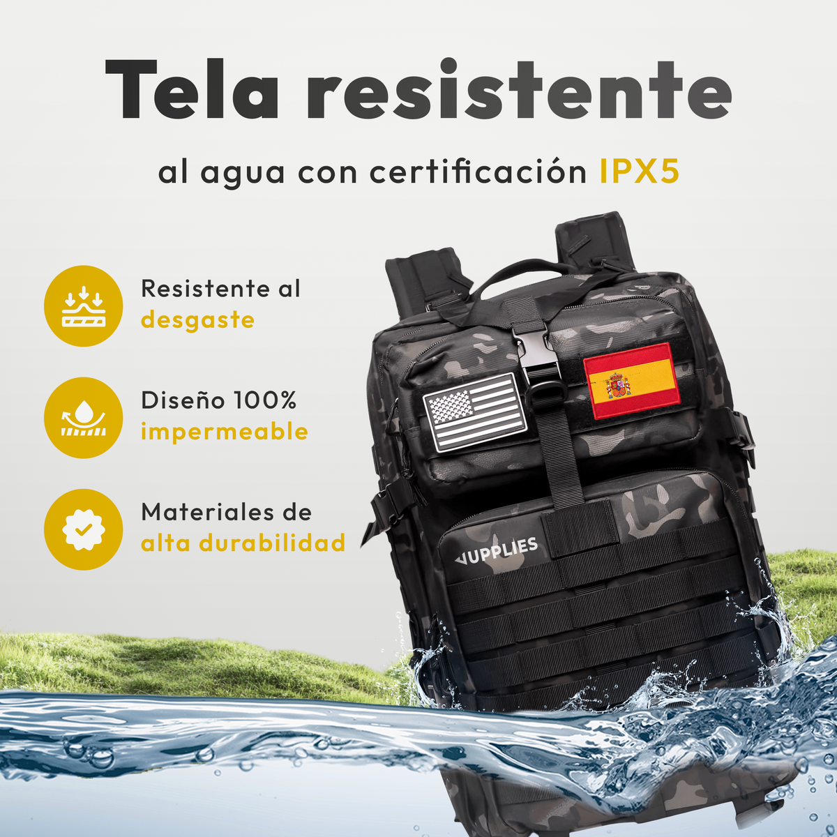 Mochila táctica militar