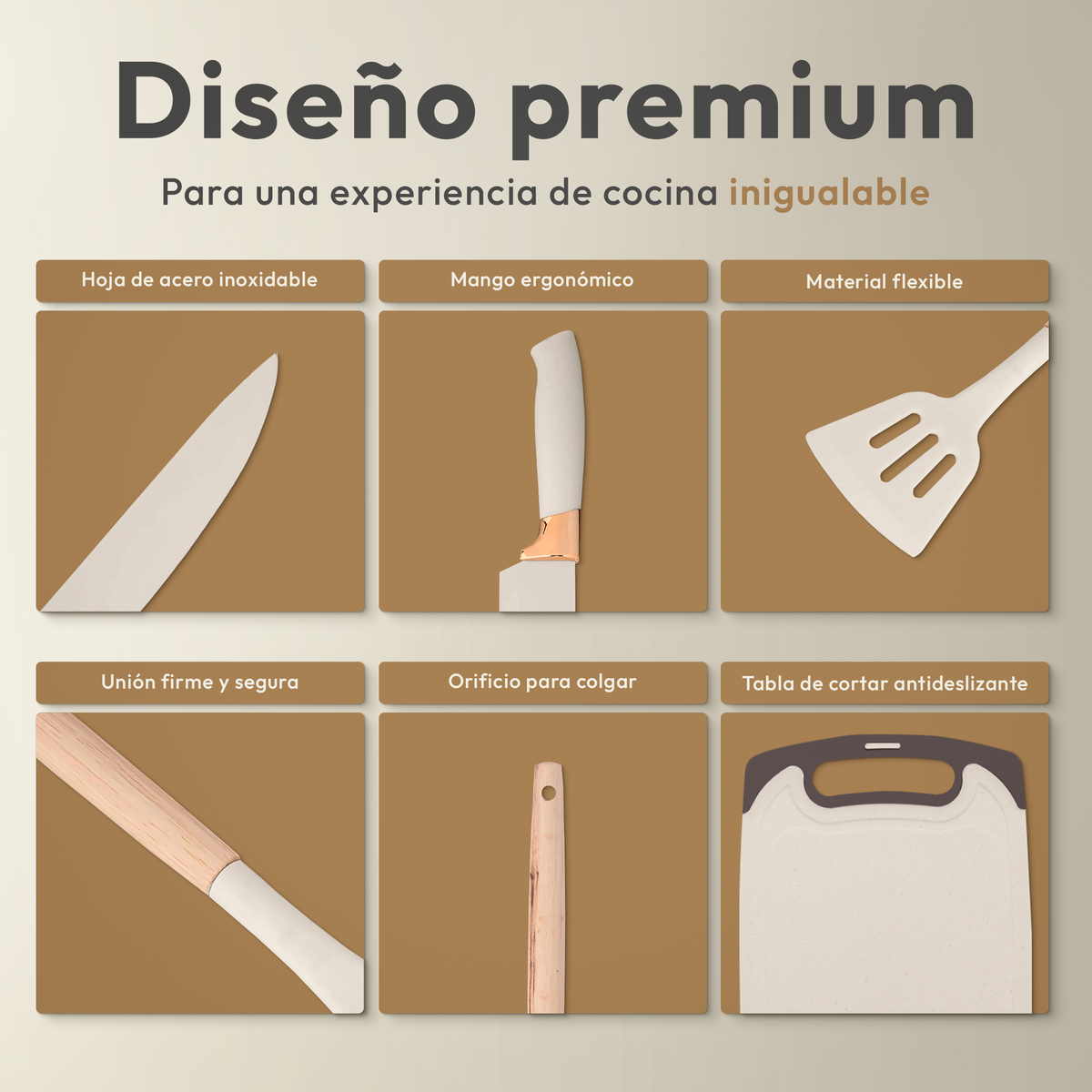 Pack de utensilios de cocina