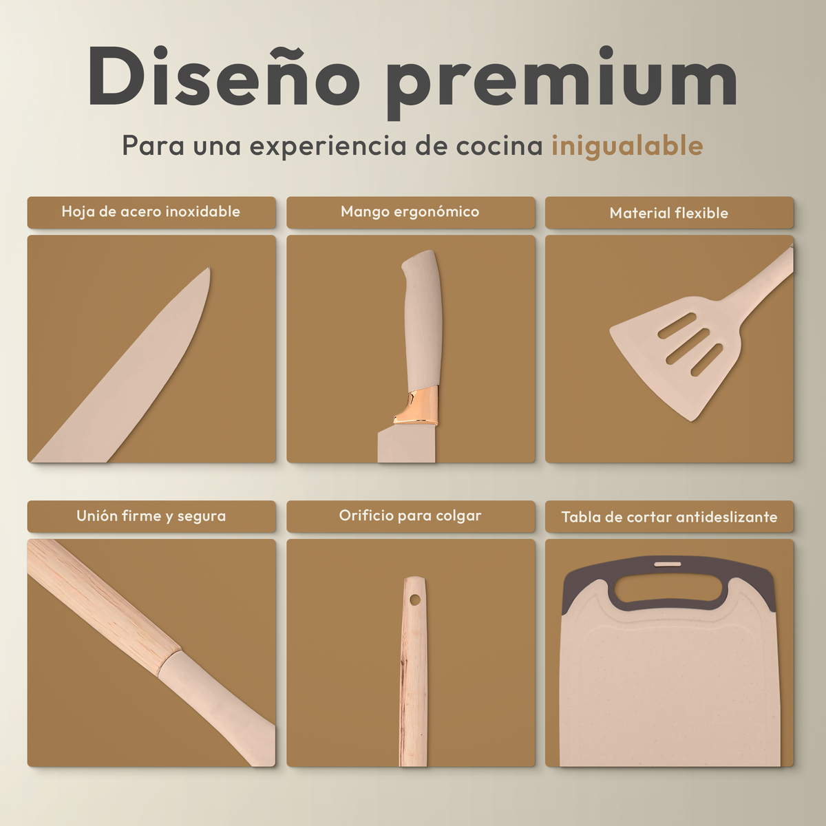 Pack de utensilios de cocina