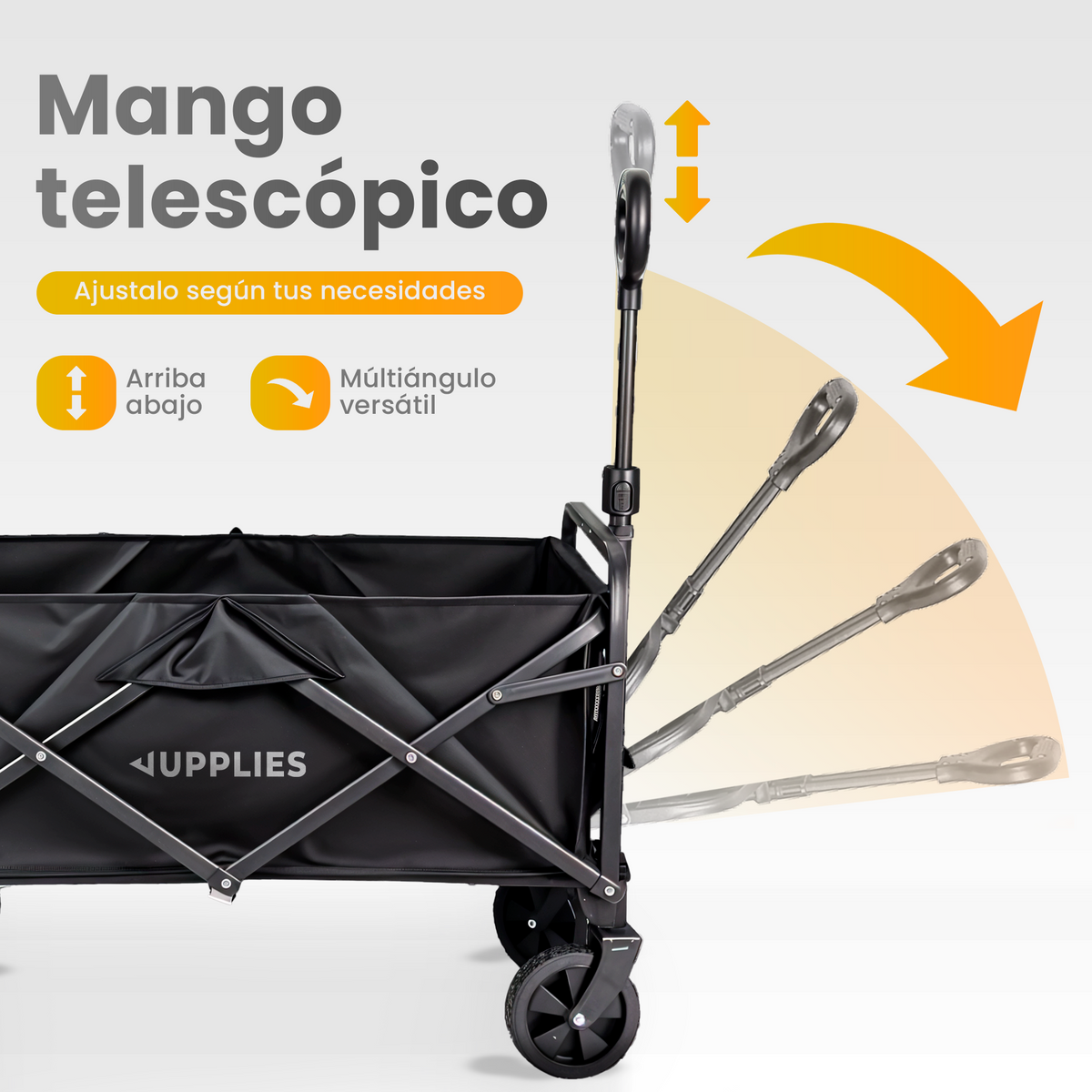 Carro de compra plegable