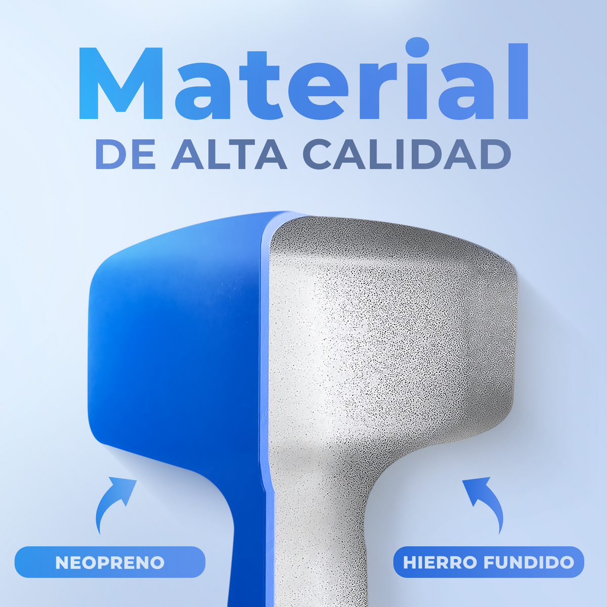 Mancuernas de neopreno - pack de 2