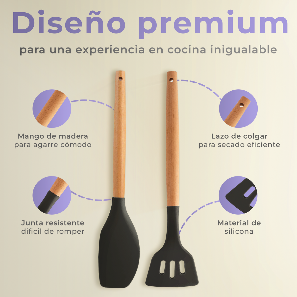 Pack de utensilios de cocina