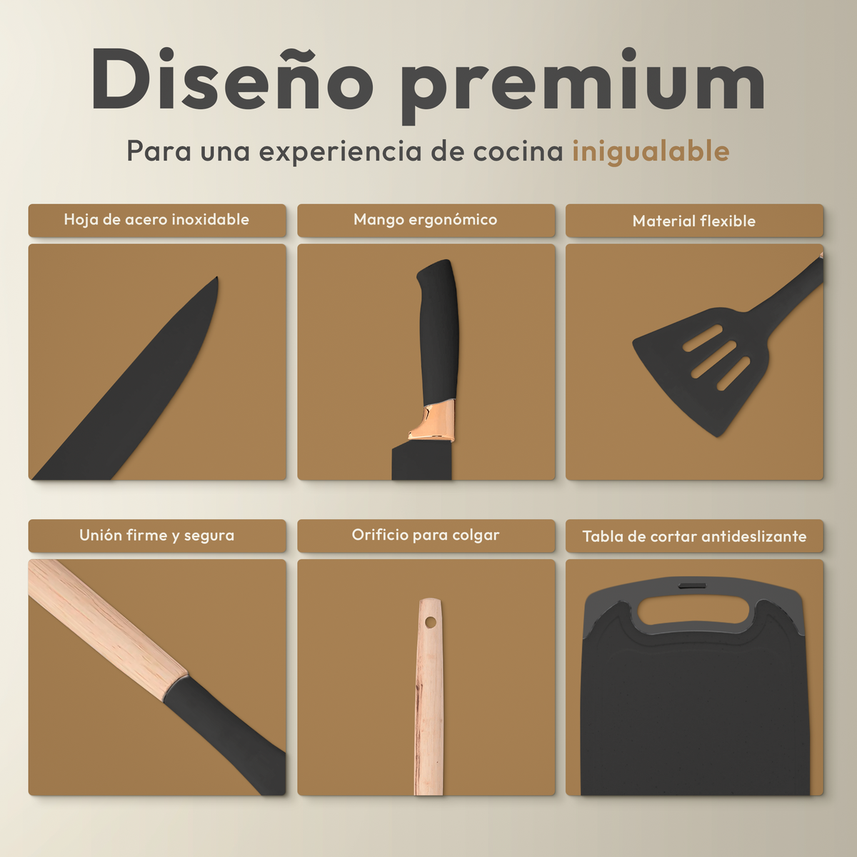Pack de utensilios de cocina