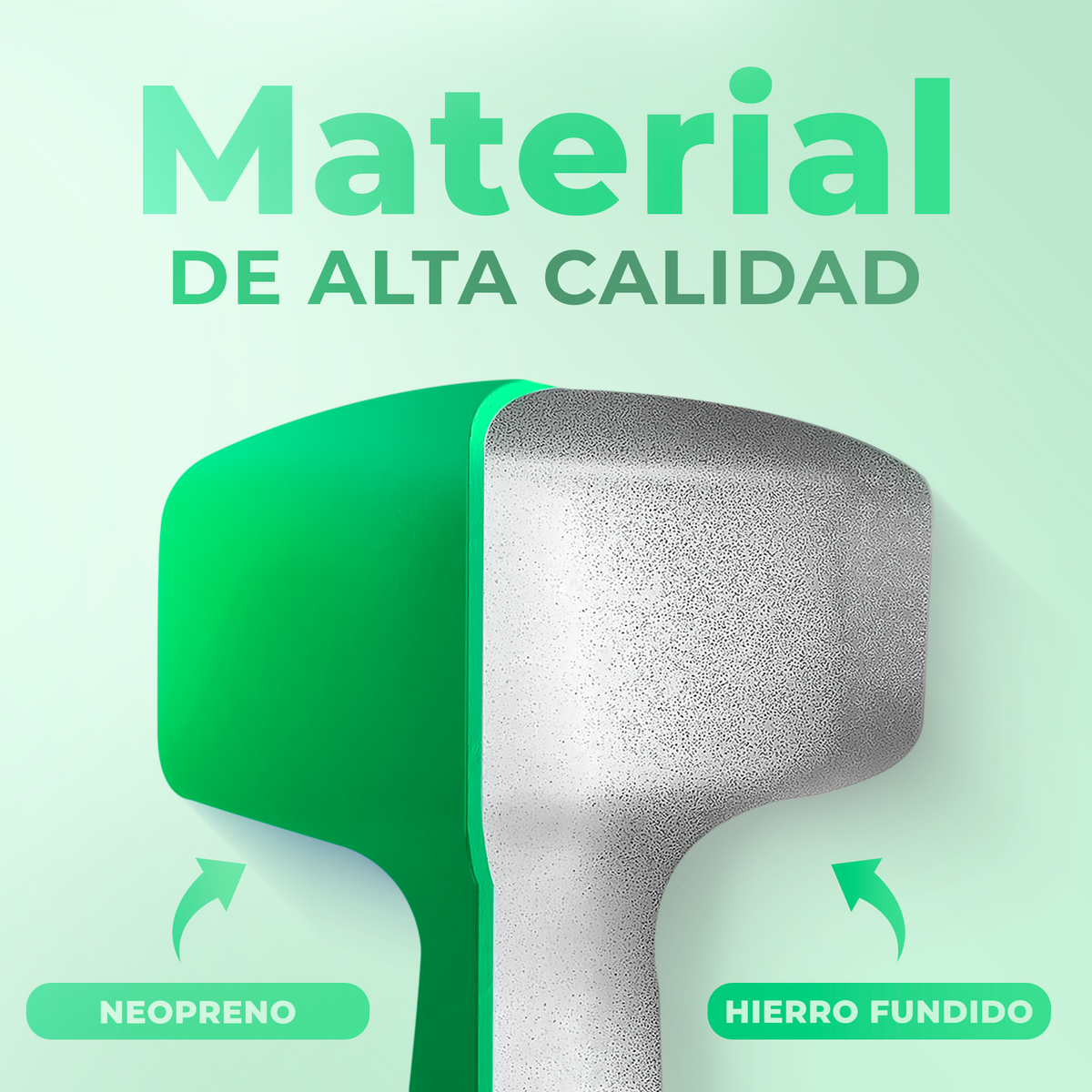 Mancuernas de neopreno - pack de 2