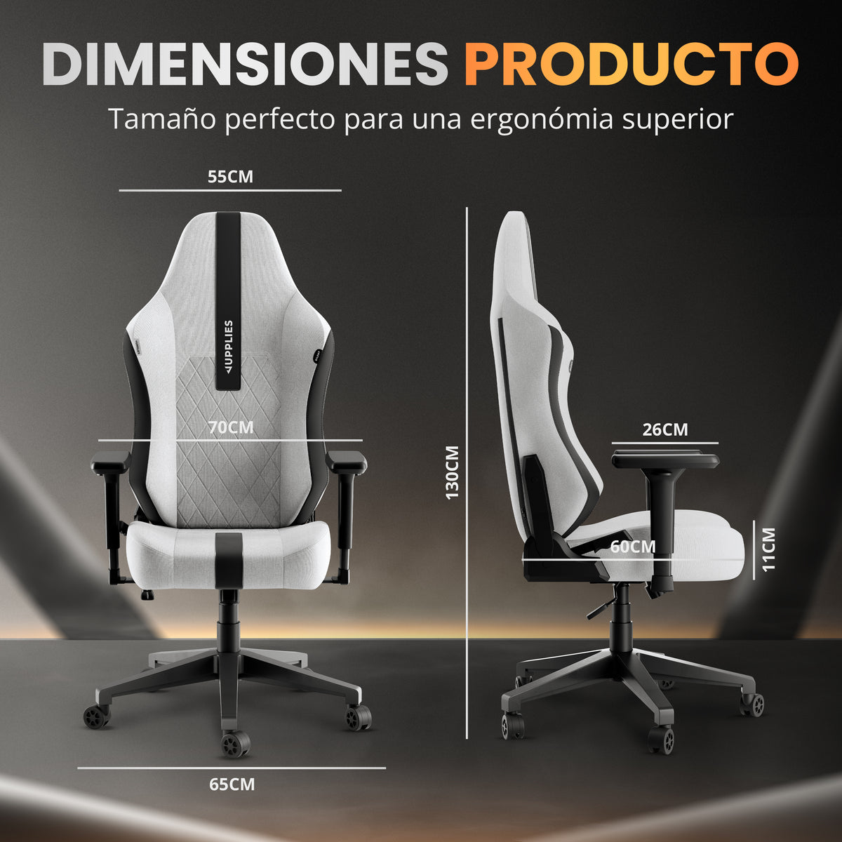 Silla gaming silent