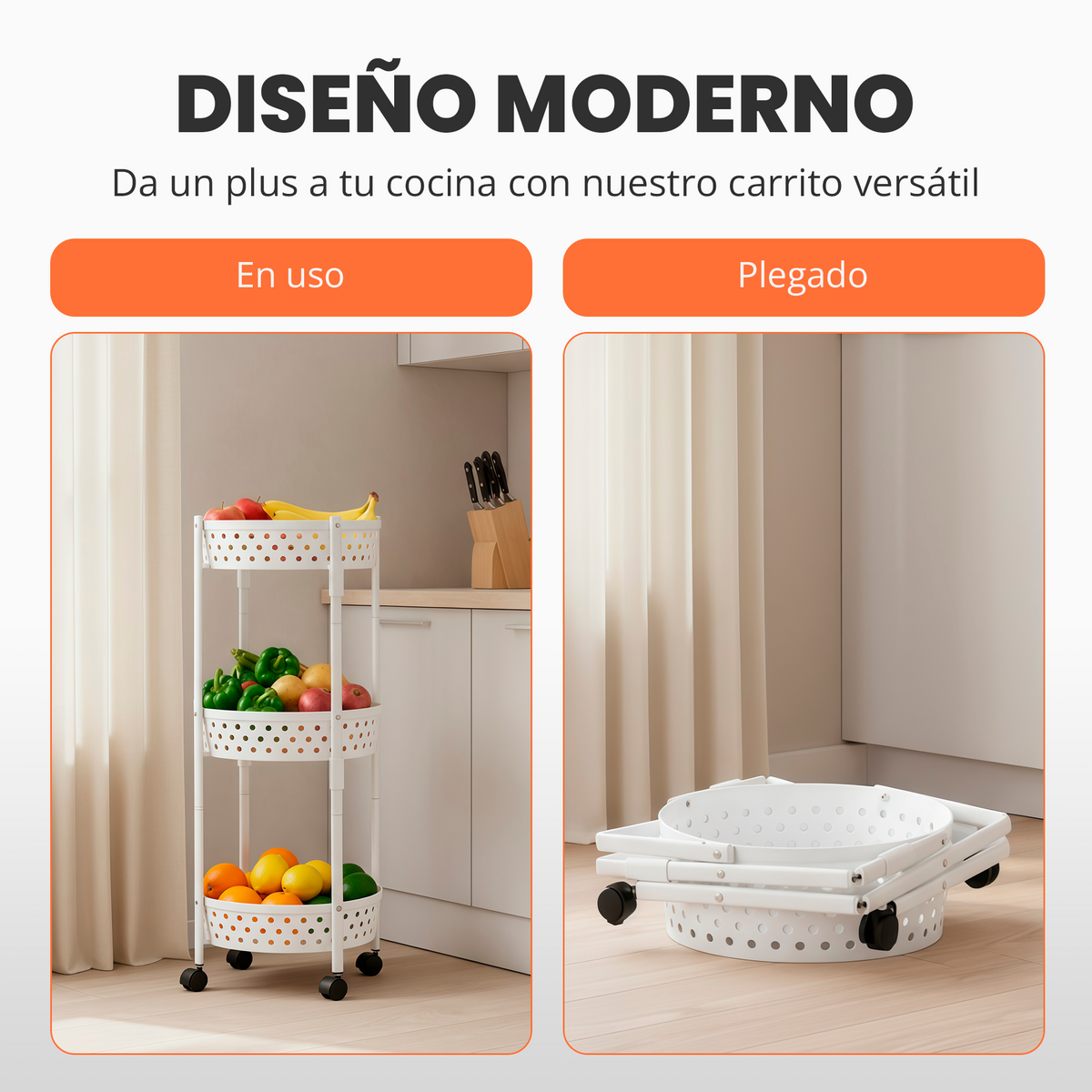 VIP - Carrito plegable de cocina