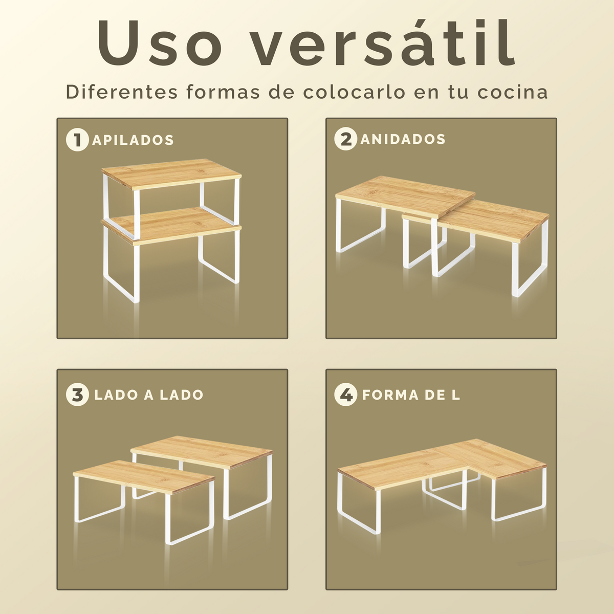 VIP - Pack de 2 estantes organizadores