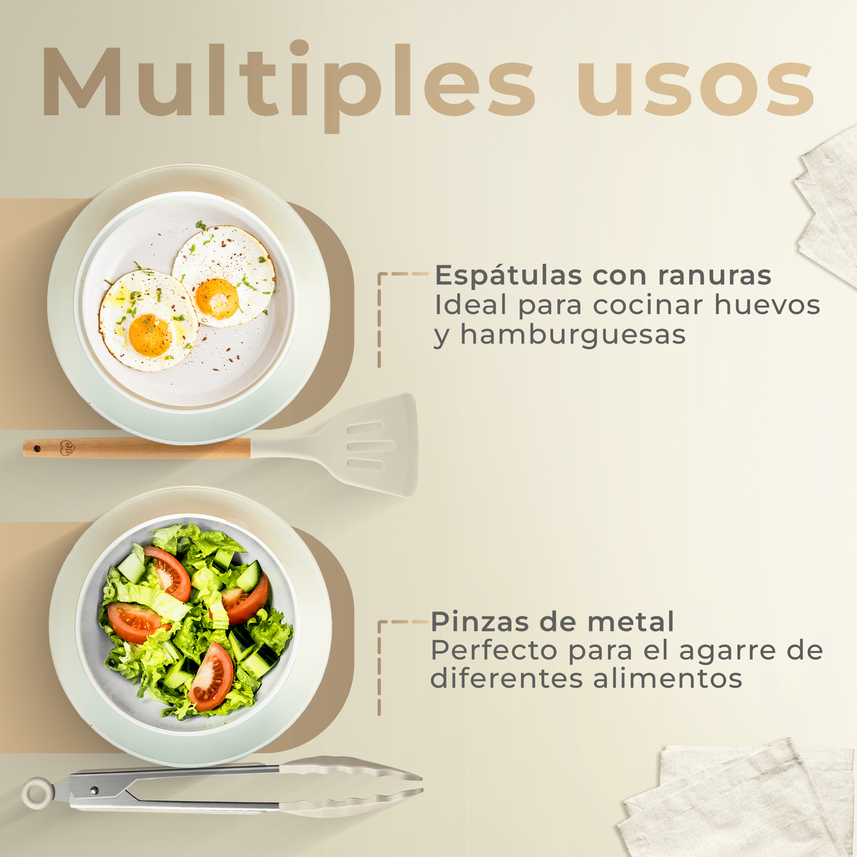 Pack de utensilios de cocina