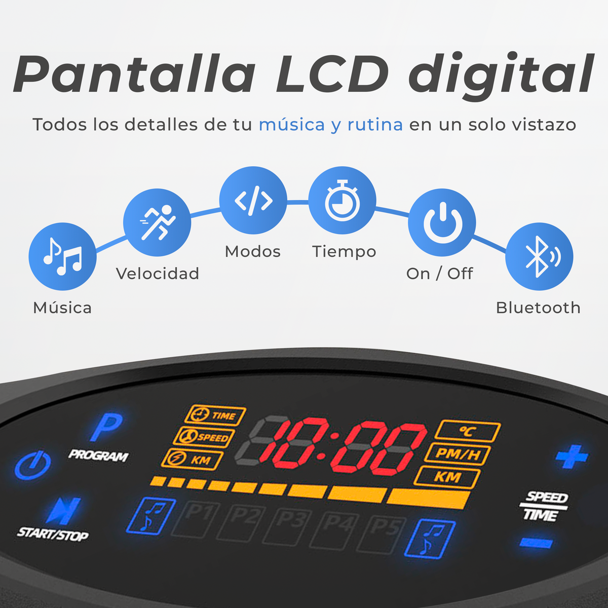 Plataforma vibratoria fitness Jupplies